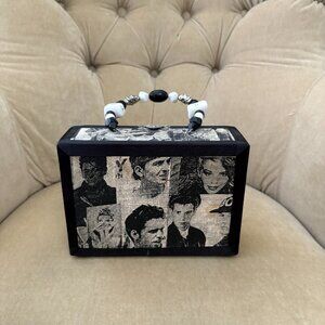 VTG Auth 24 COLLECTION Rare Collectible Celebrity Wooden Box Bag